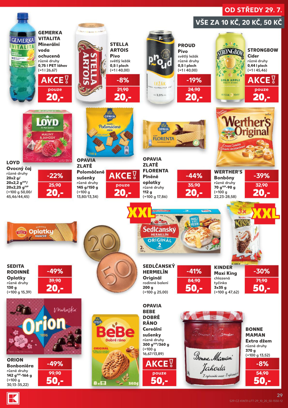 Leták Kaufland leták Praha 6 - Podbaba - strana 29