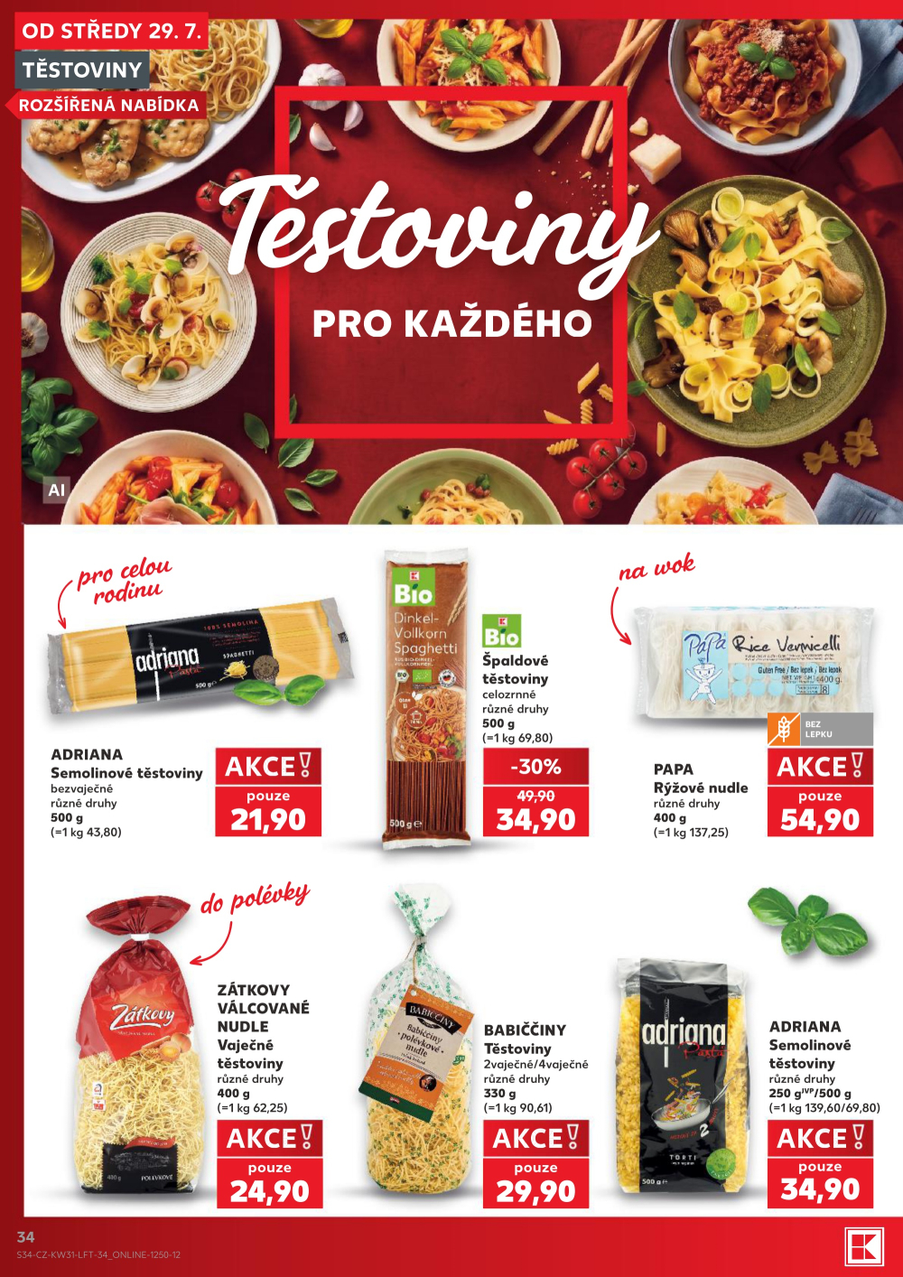 Leták Kaufland leták Praha 6 - Podbaba - strana 34