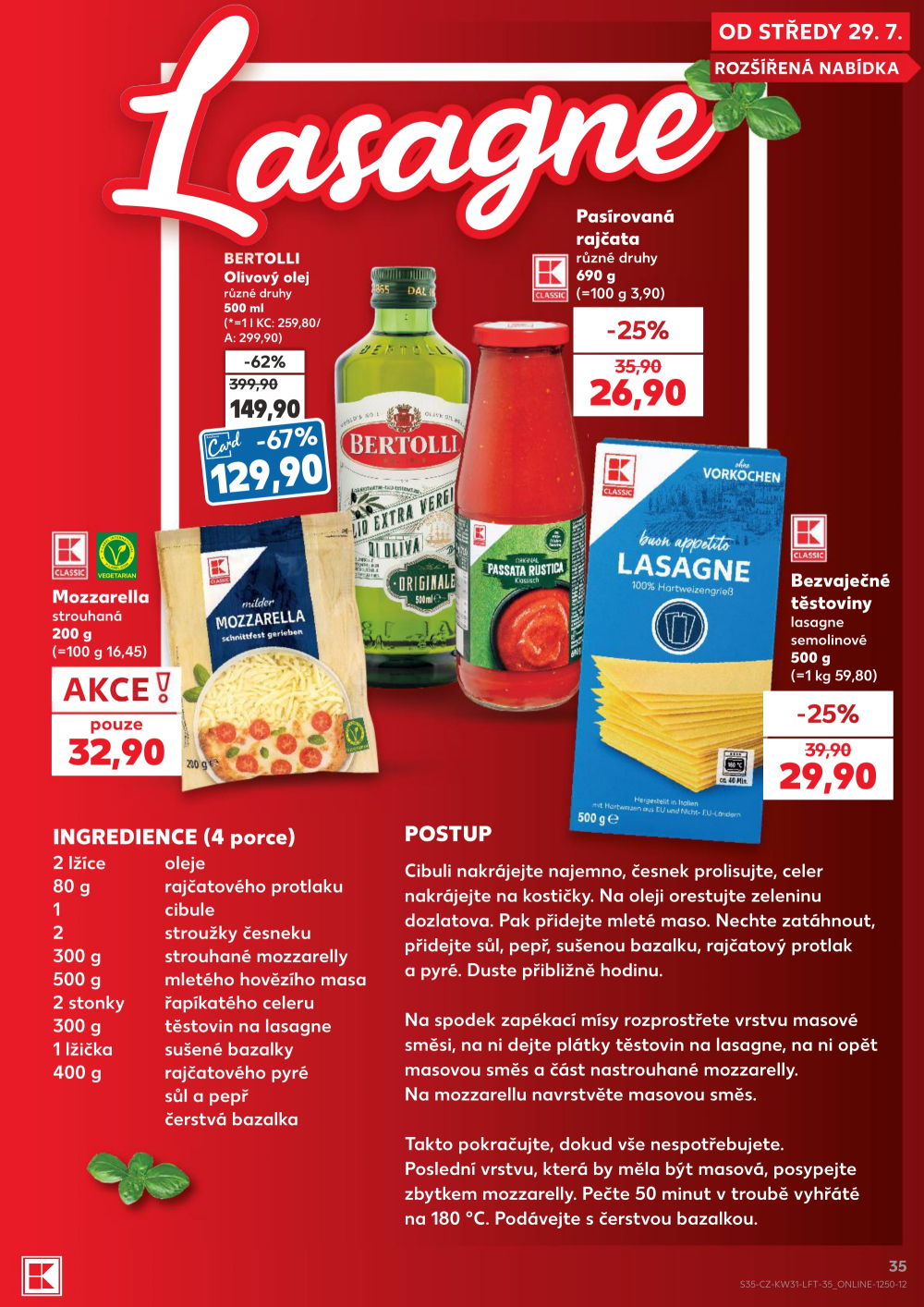 Leták Kaufland leták Praha 6 - Podbaba - strana 35