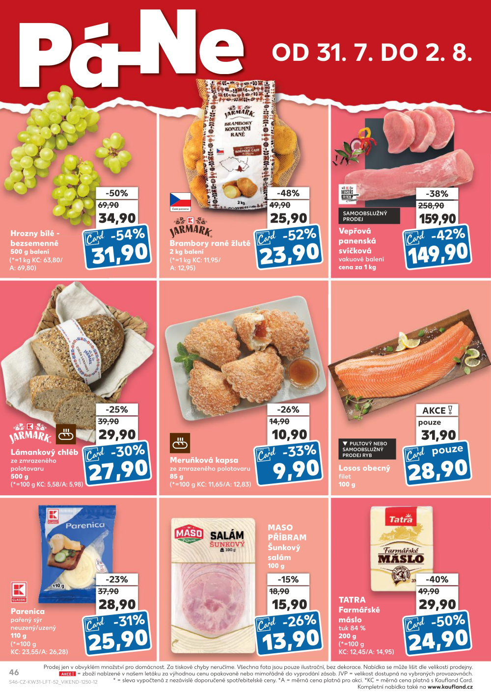 Leták Kaufland leták Praha 6 - Podbaba - strana 46