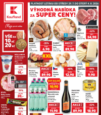 Akční leták Kaufland  Praha 3 - Jarov