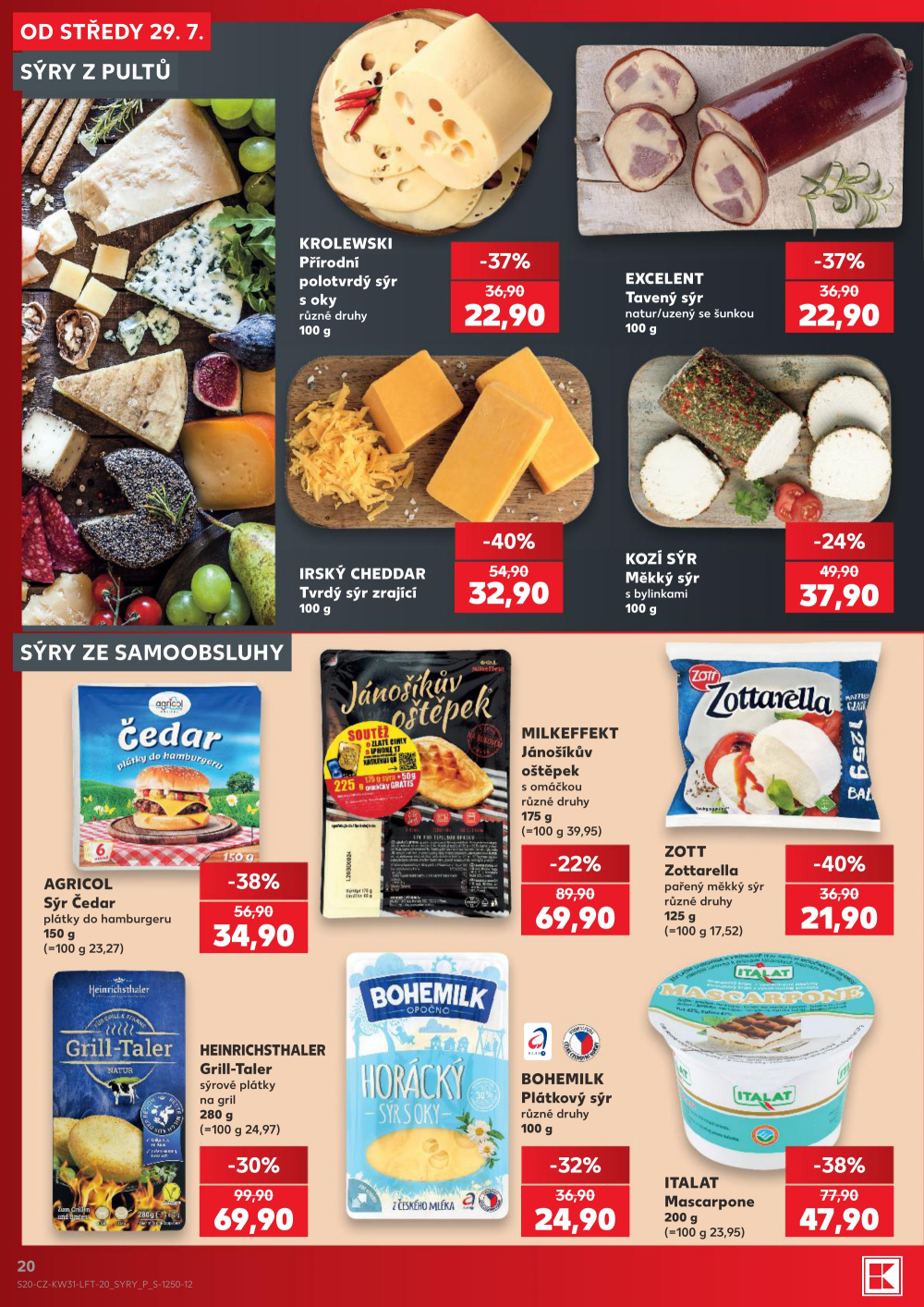 Leták Kaufland leták Praha 3 - Jarov - strana 20
