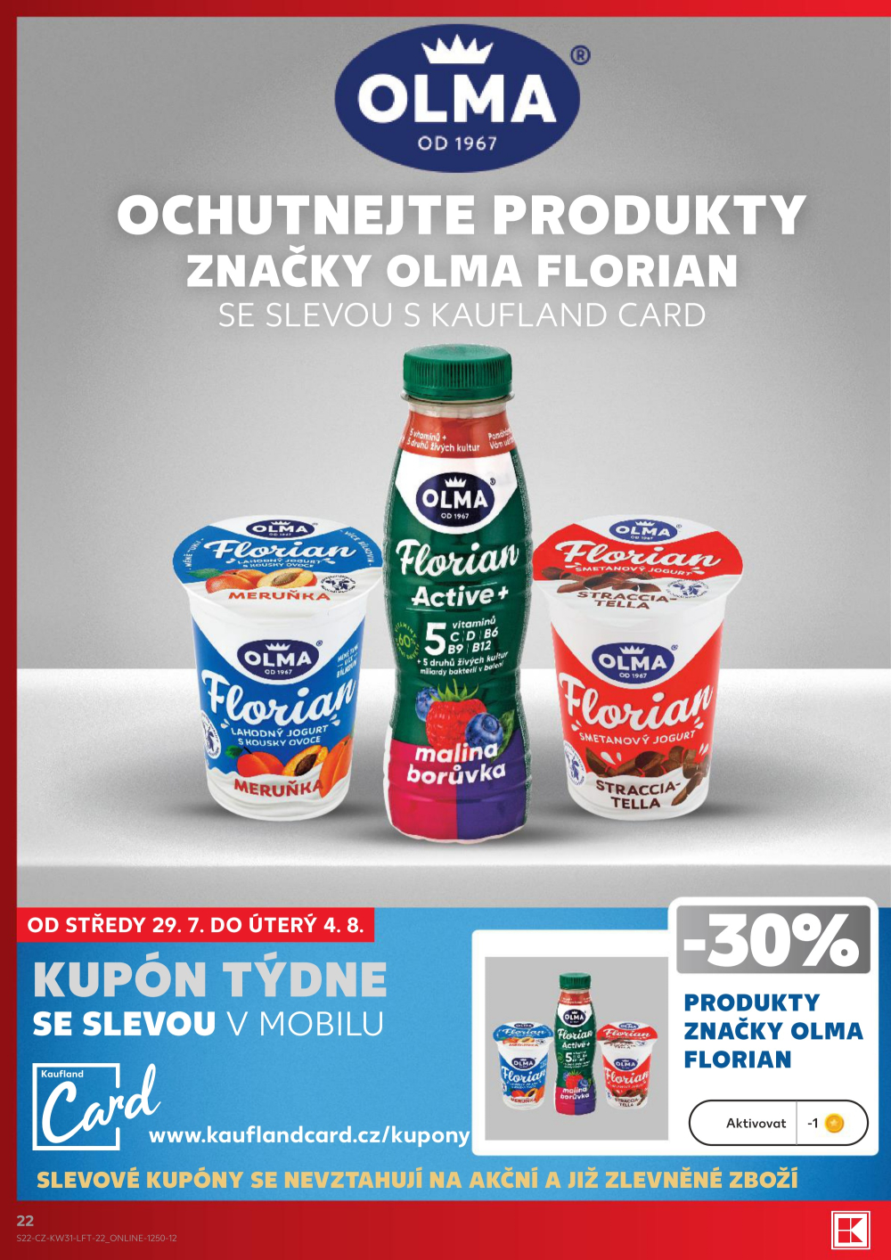 Leták Kaufland leták Praha 3 - Jarov - strana 22