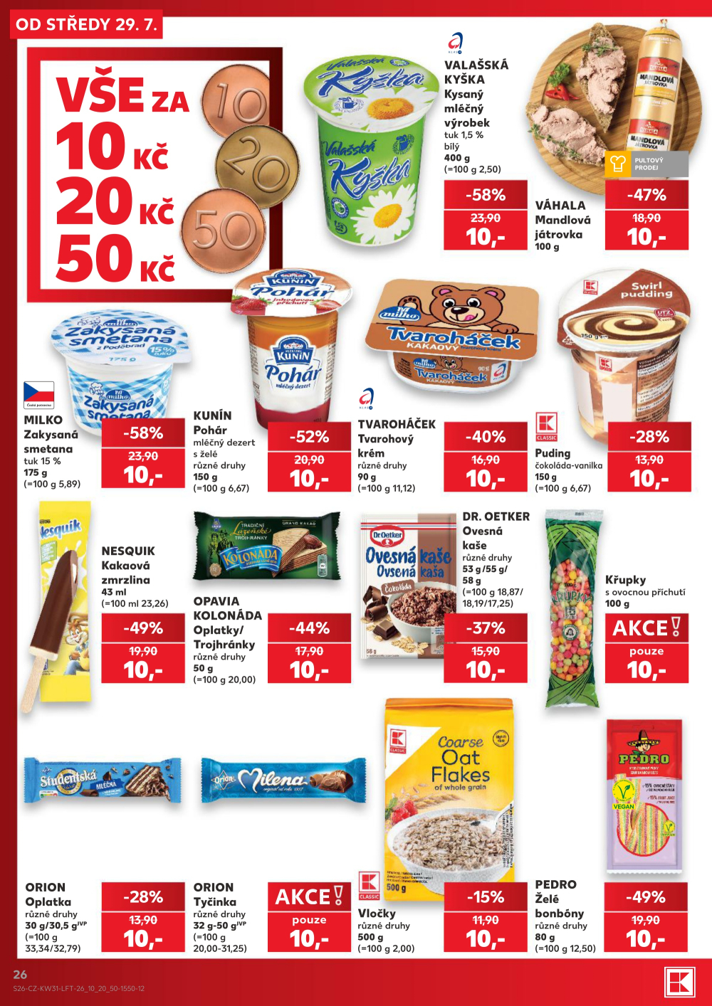 Leták Kaufland leták Praha 3 - Jarov - strana 26