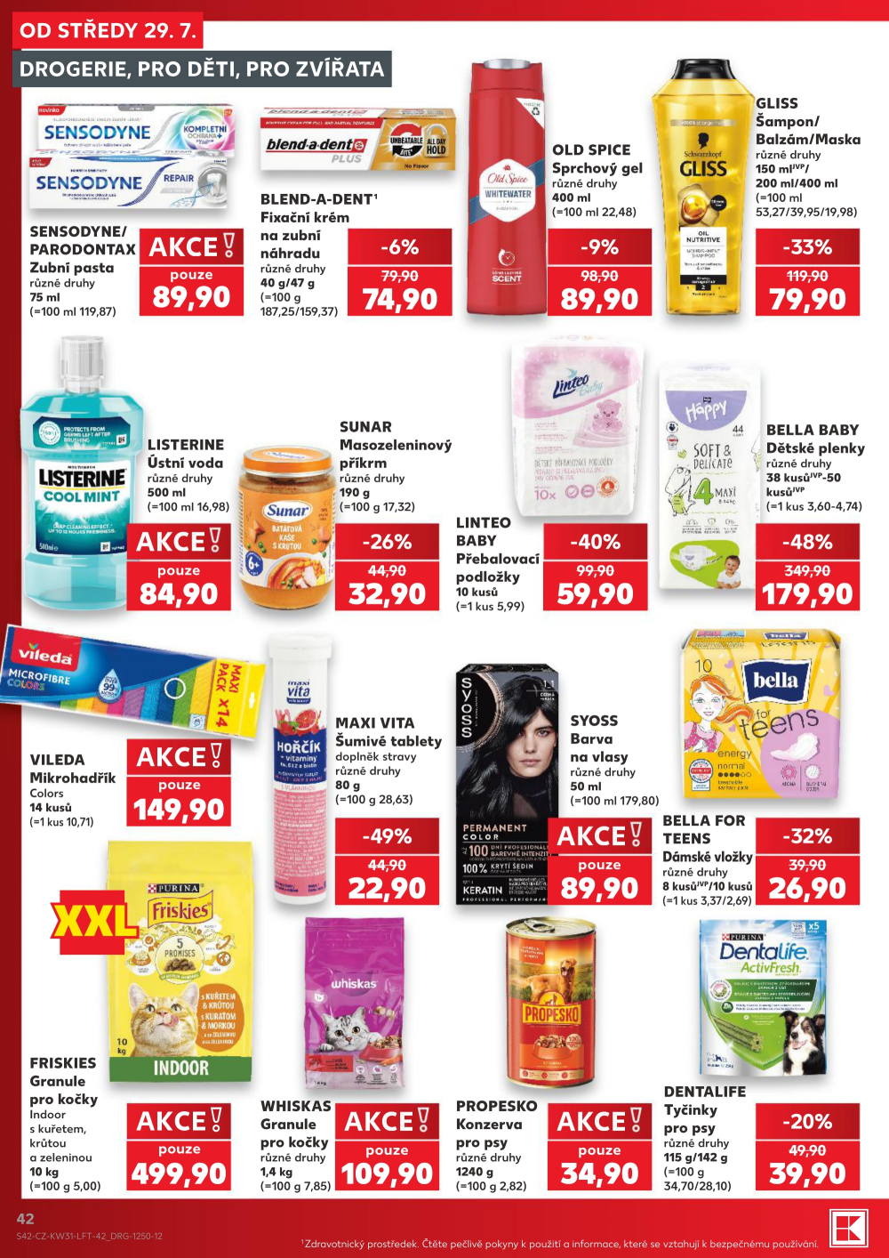 Leták Kaufland leták Praha 3 - Jarov - strana 42