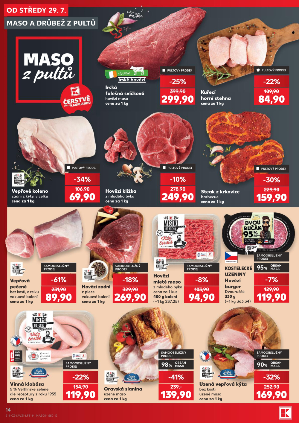 Leták Kaufland leták Praha 4 - Modřany - strana 14