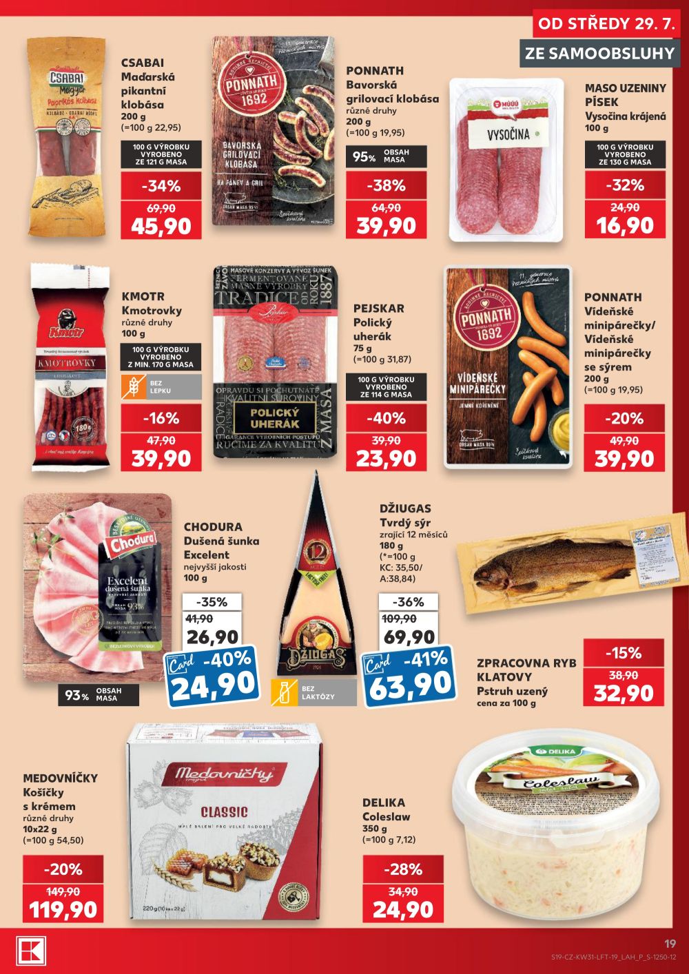Leták Kaufland leták Praha 4 - Modřany - strana 19