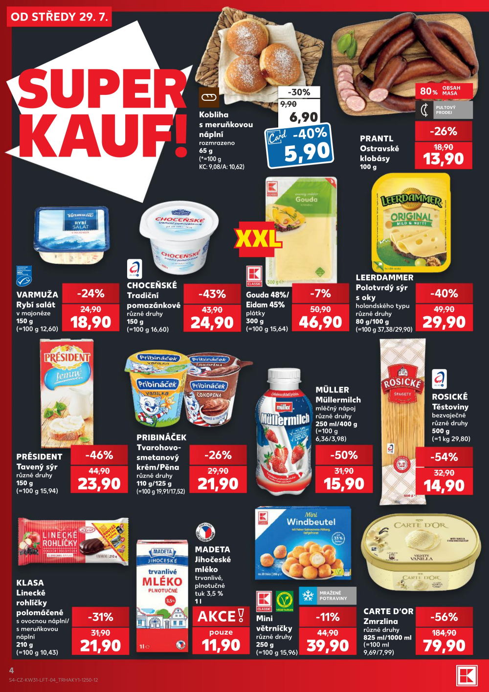 Leták Kaufland leták Praha 4 - Modřany - strana 4