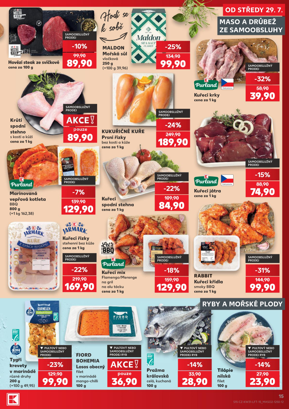 Leták Kaufland leták Praha 4 - Michle - strana 15