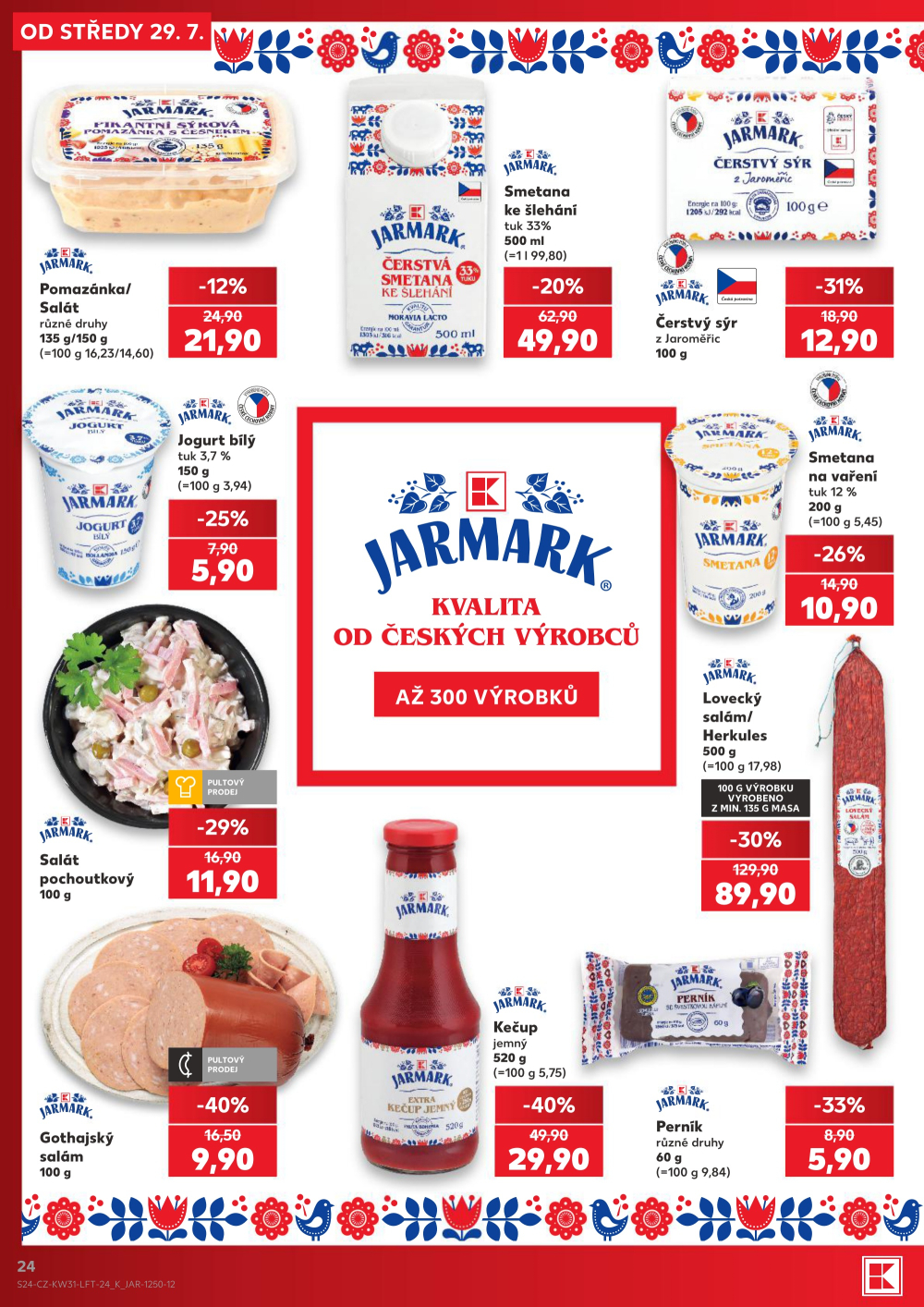 Leták Kaufland leták Praha 4 - Michle - strana 24
