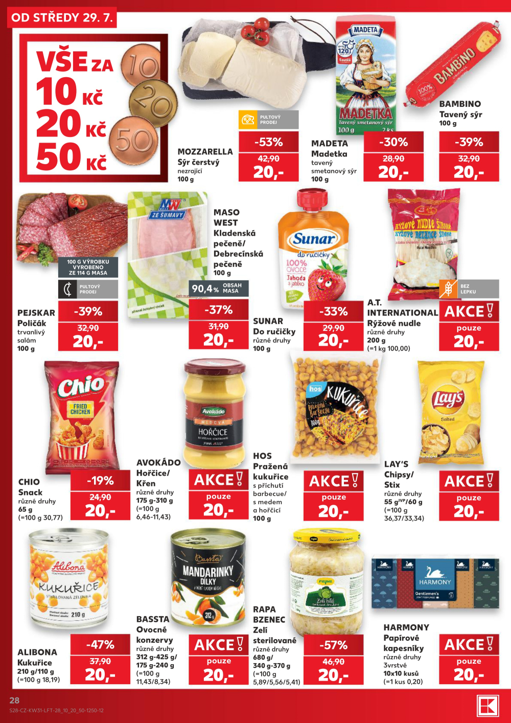 Leták Kaufland leták Praha 4 - Michle - strana 28