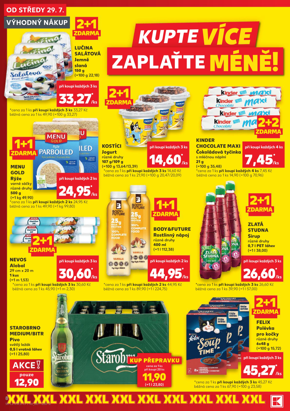 Leták Kaufland leták Praha 4 - Michle - strana 8