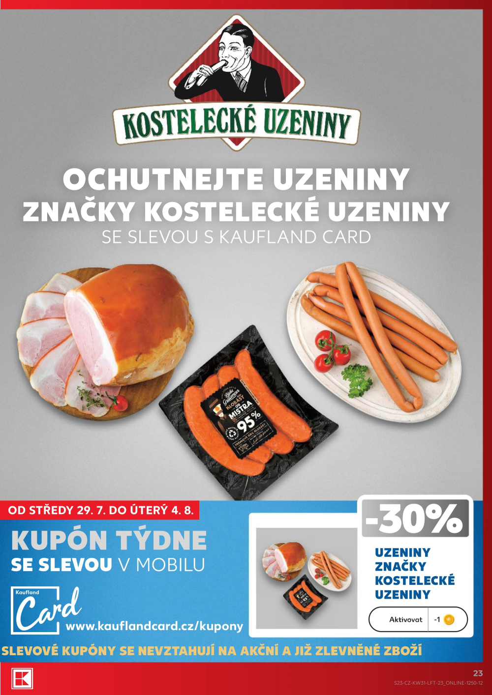 Leták Kaufland leták Praha 8 - Libeň - strana 23