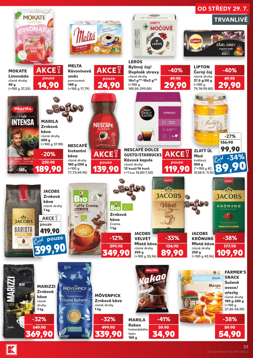 Leták Kaufland leták Praha 8 - Libeň - strana 33