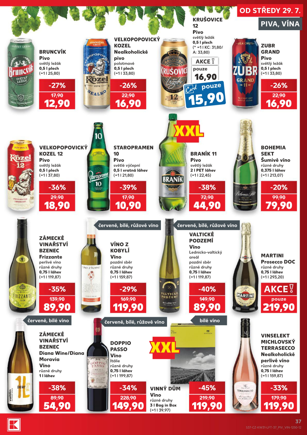 Leták Kaufland leták Praha 8 - Libeň - strana 37