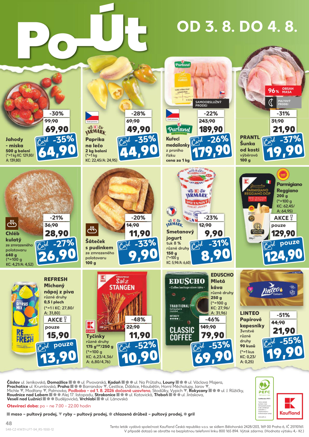 Leták Kaufland leták Praha 8 - Libeň - strana 48