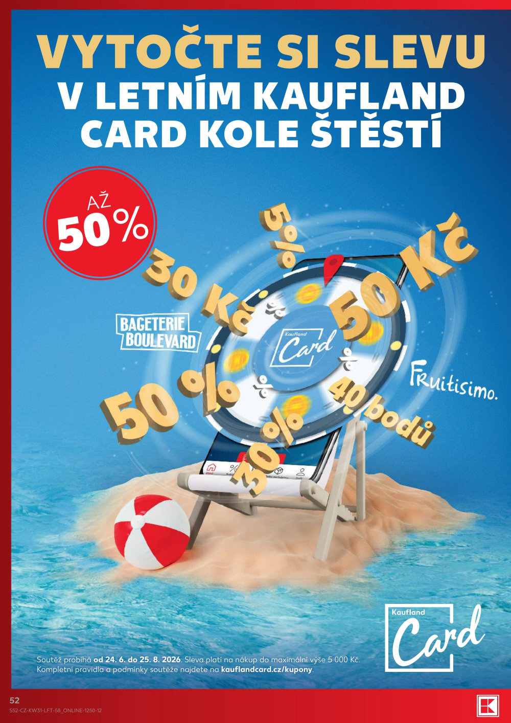 Leták Kaufland leták Praha 8 - Libeň - strana 52
