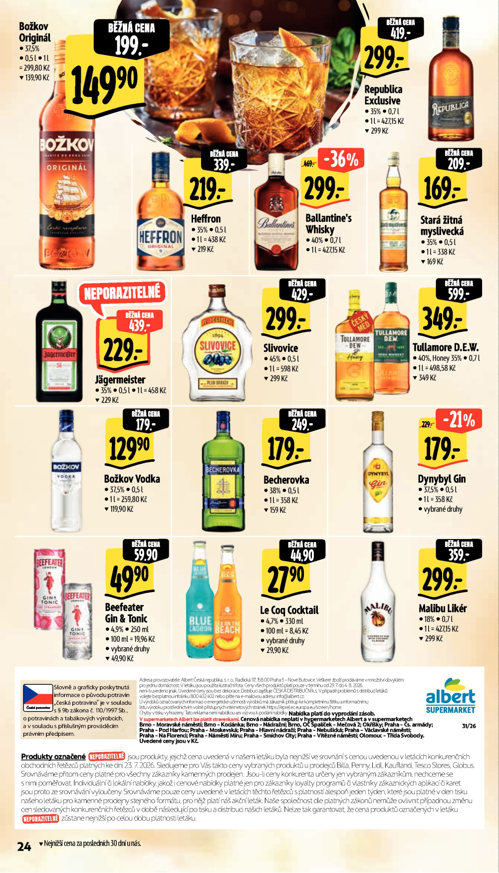 Leták Albert Supermarket leták - strana 34