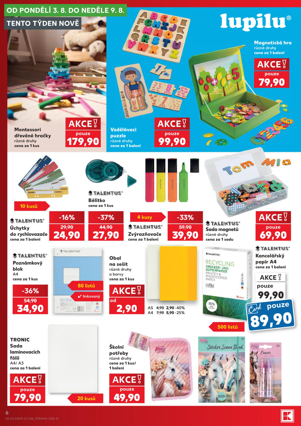 Leták Kaufland leták - Spotřební zboží - strana 6