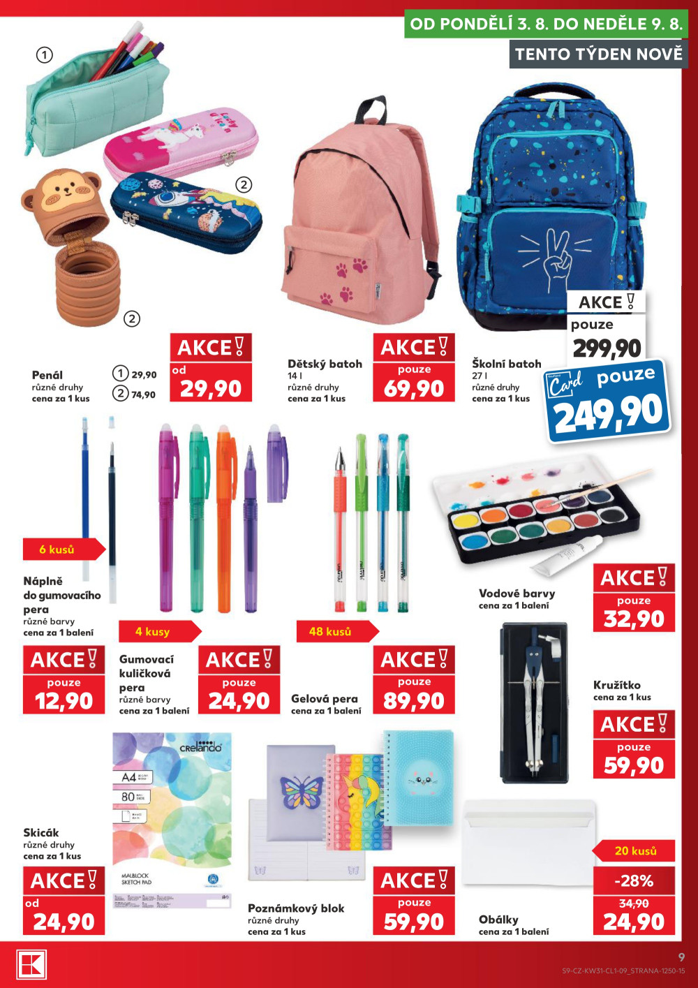 Leták Kaufland leták - Spotřební zboží - strana 9