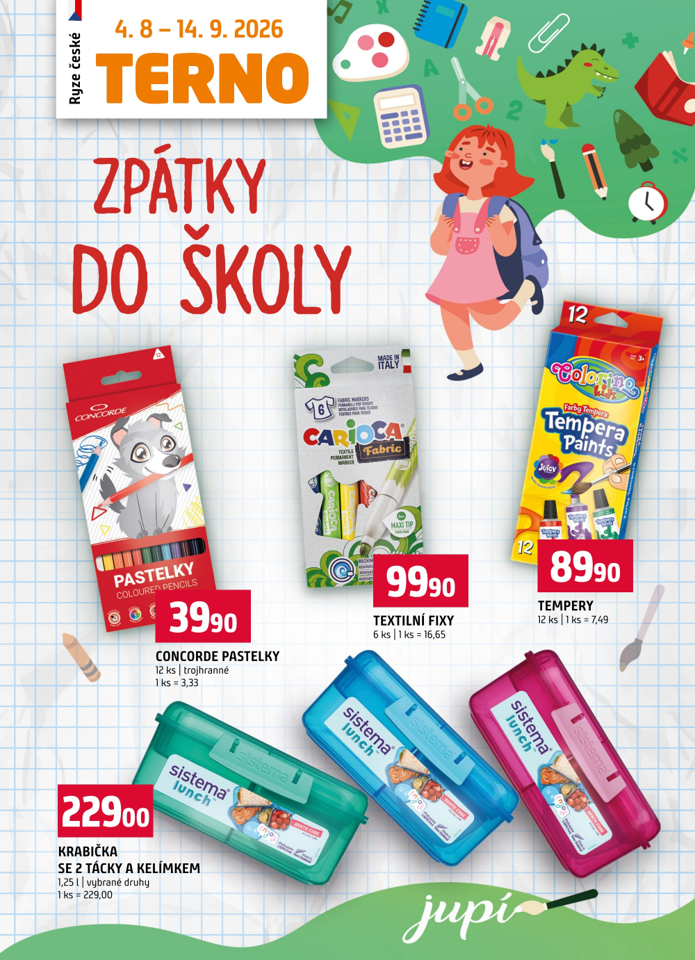 Leták Terno leták - Zpátky do školy - strana 1