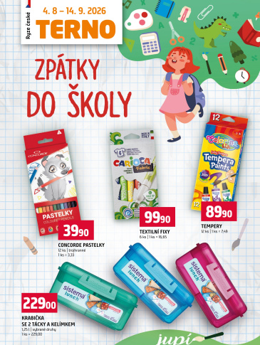 Terno leták - Zpátky do školy