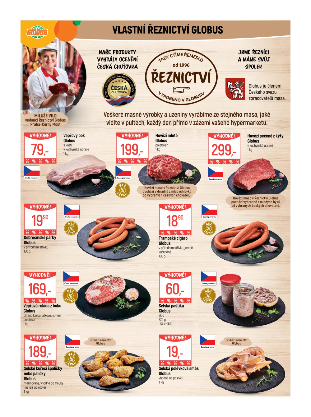 Leták Globus leták Praha - Černý Most - strana 5