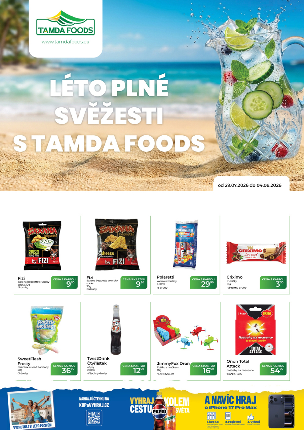 Leták TAMDA FOODS leták - strana 1