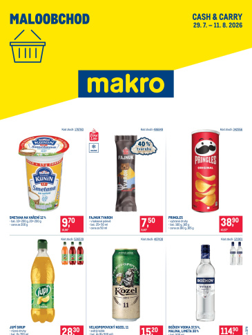 Makro leták - Maloobchod