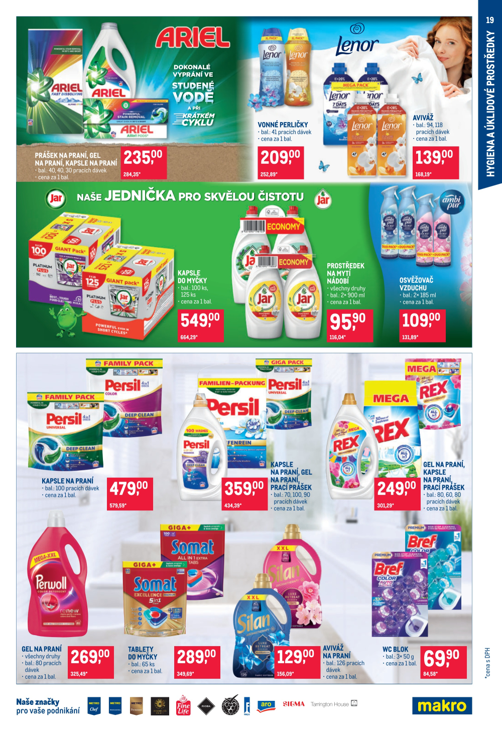 Leták Makro leták - Spotřební zboží, úklid, kosmetika - strana 19