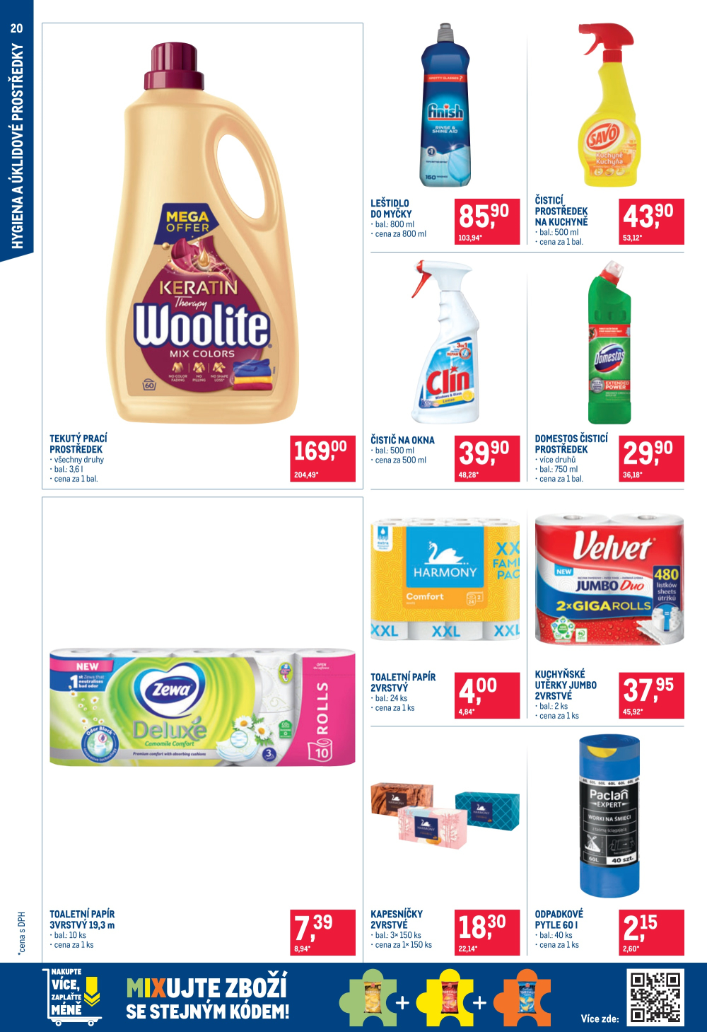 Leták Makro leták - Spotřební zboží, úklid, kosmetika - strana 20