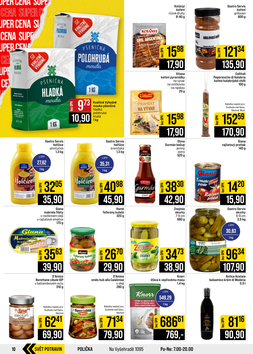 Leták JIP leták CC Cash & Carry - České Budějovice, Most, Náchod, Svoboda nad Úpou, Sušice - strana 10