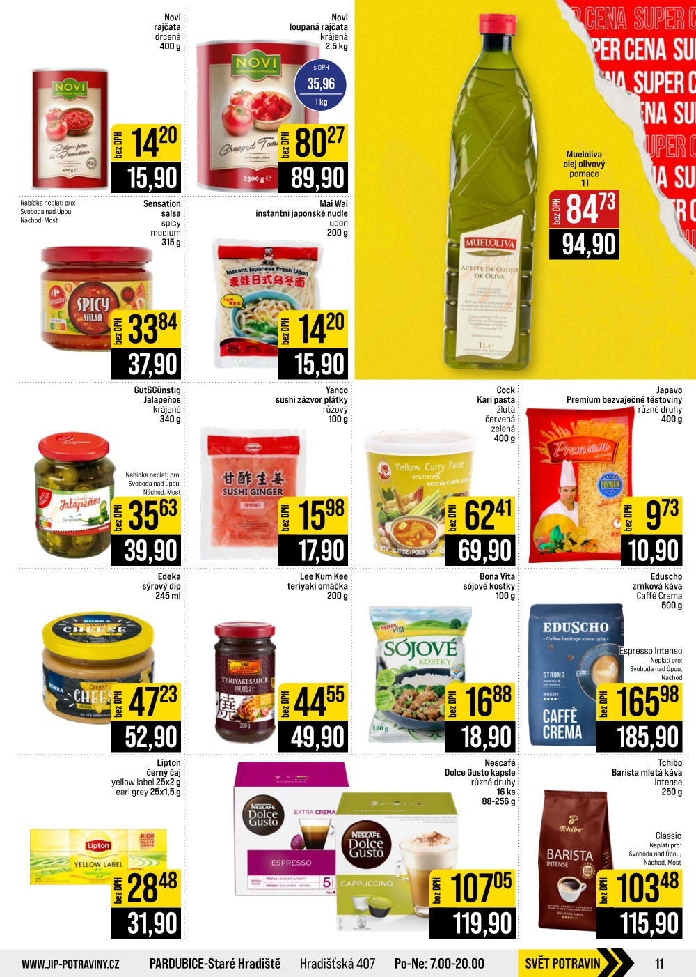 Leták JIP leták CC Cash & Carry - České Budějovice, Most, Náchod, Svoboda nad Úpou, Sušice - strana 11