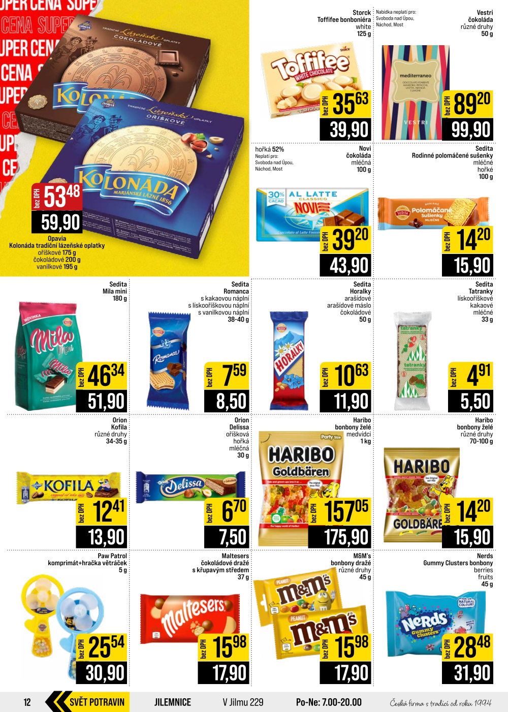Leták JIP leták CC Cash & Carry - České Budějovice, Most, Náchod, Svoboda nad Úpou, Sušice - strana 12