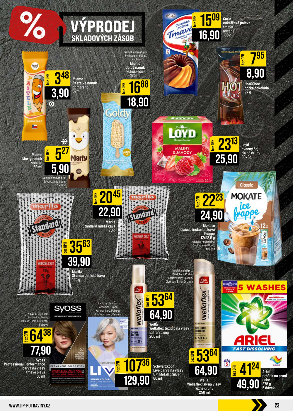 Leták JIP leták CC Cash & Carry - České Budějovice, Most, Náchod, Svoboda nad Úpou, Sušice - strana 23