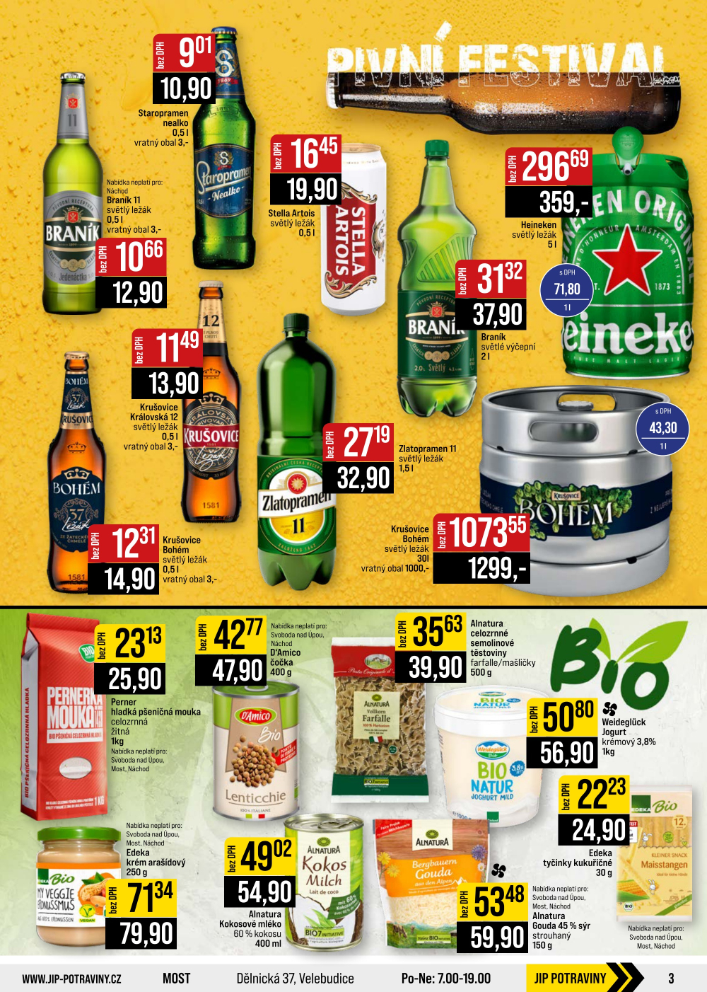 Leták JIP leták CC Cash & Carry - České Budějovice, Most, Náchod, Svoboda nad Úpou, Sušice - strana 3