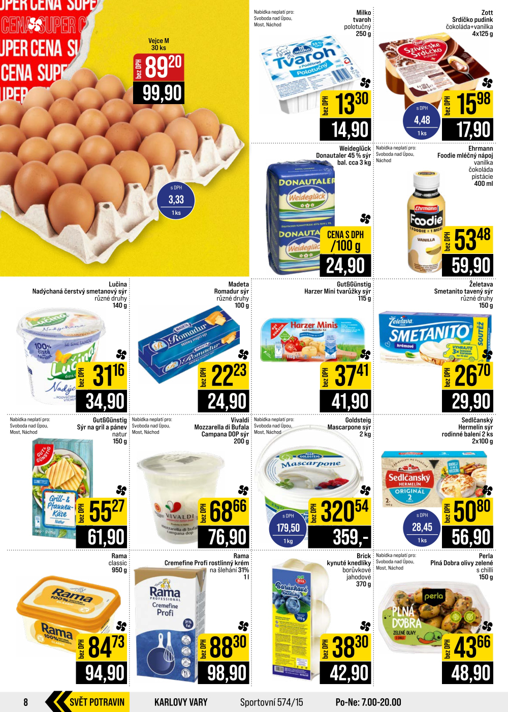 Leták JIP leták CC Cash & Carry - České Budějovice, Most, Náchod, Svoboda nad Úpou, Sušice - strana 8