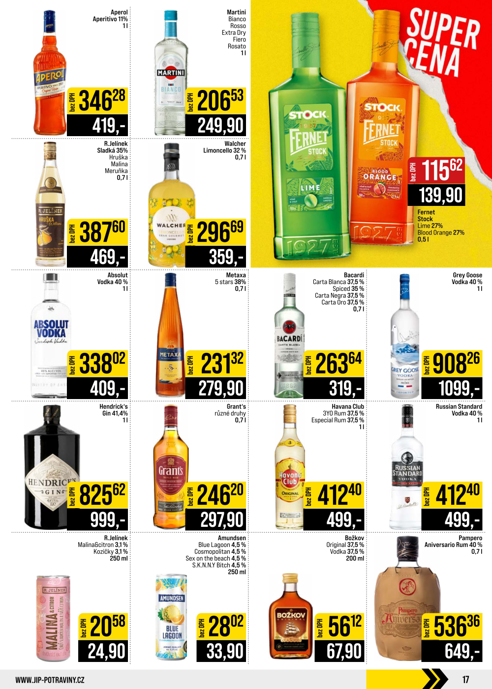 Leták JIP leták CC Cash & Carry - Brno, Ostrava, Praha, Polička, Olomouc, Karlovy Vary, Zlín, Jilemnice, Pardubice - strana 17