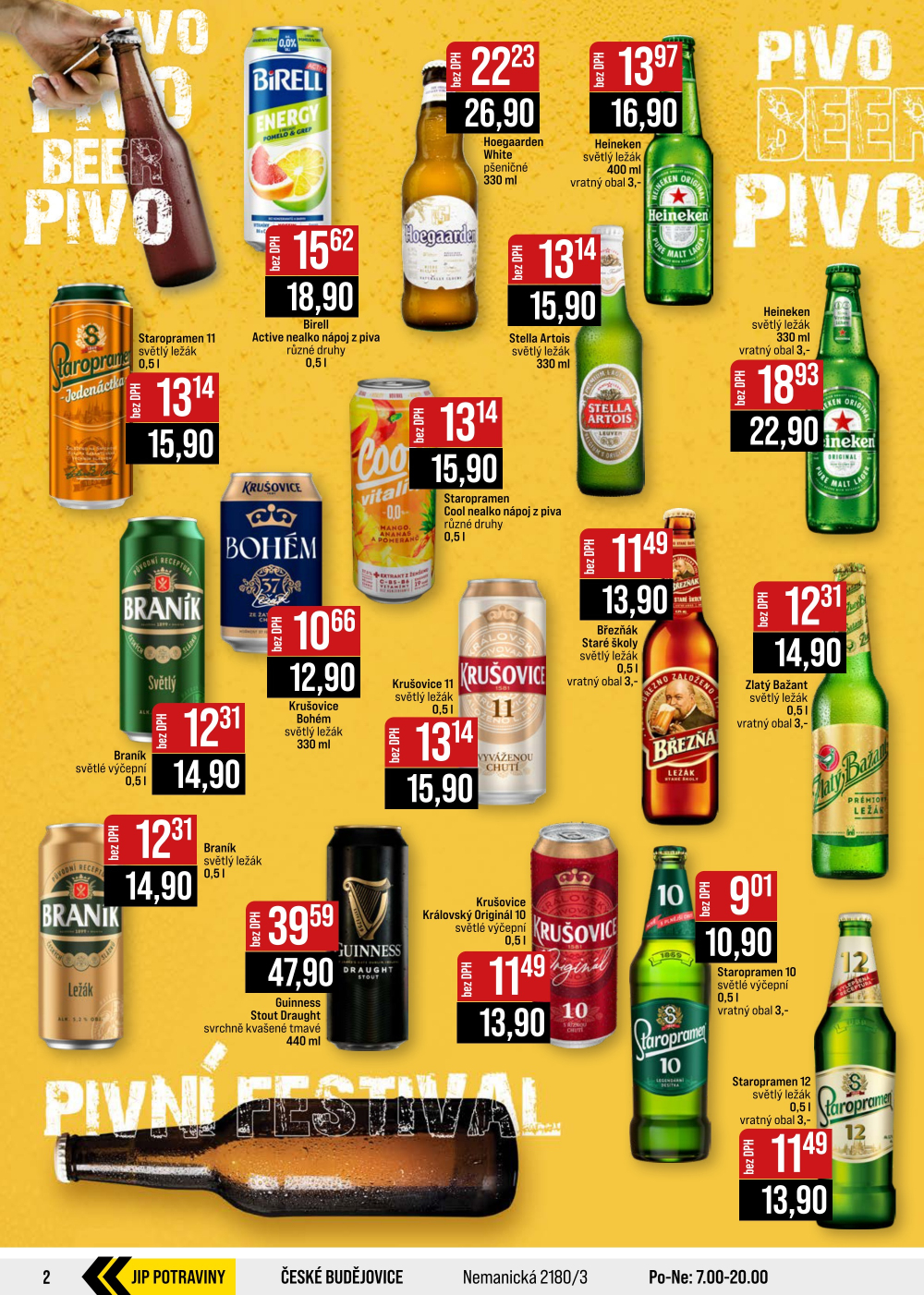 Leták JIP leták CC Cash & Carry - Brno, Ostrava, Praha, Polička, Olomouc, Karlovy Vary, Zlín, Jilemnice, Pardubice - strana 2