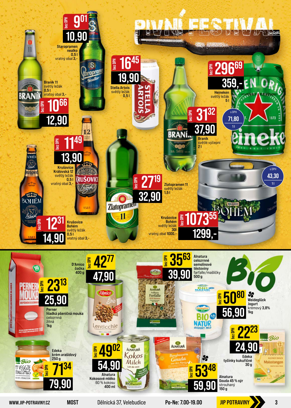Leták JIP leták CC Cash & Carry - Brno, Ostrava, Praha, Polička, Olomouc, Karlovy Vary, Zlín, Jilemnice, Pardubice - strana 3