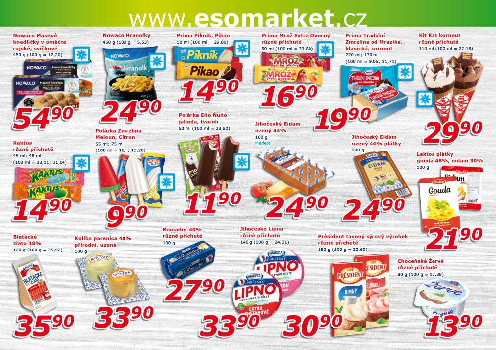 Leták ESO MARKET leták - strana 3