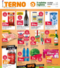 Akční leták Terno  - Prachatice, Tábor, Strakonice, Blatná