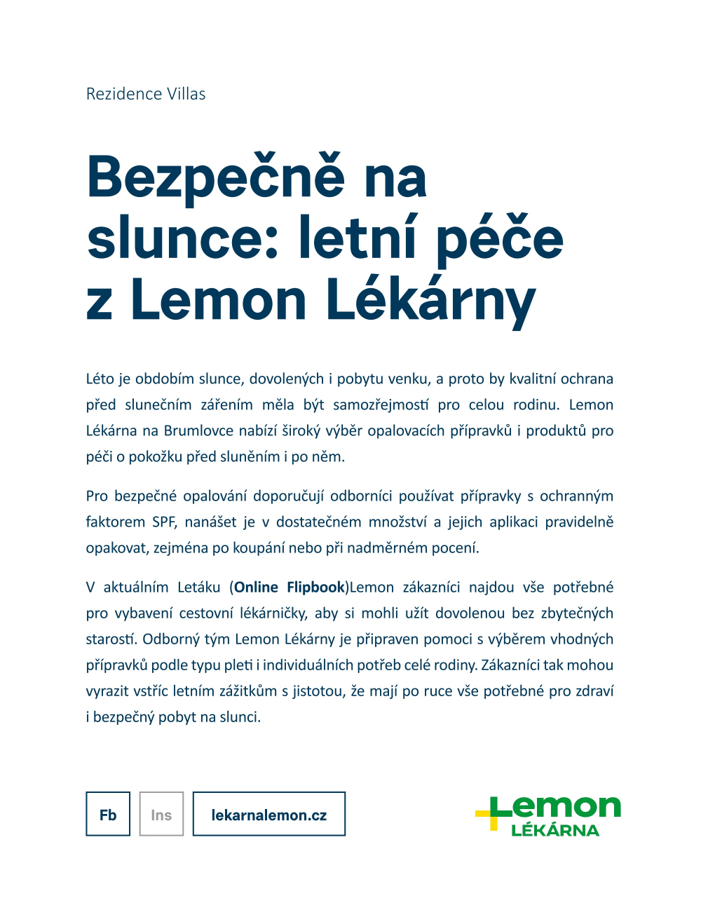 Leták eBrumlovka magazín - strana 34