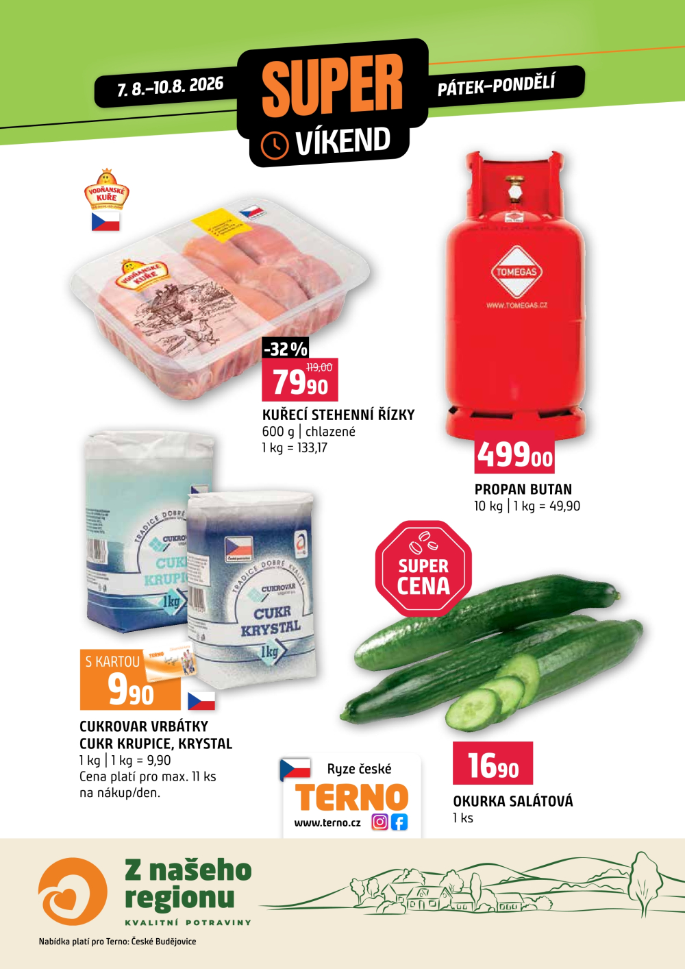 Leták Terno leták - Víkendovka České Budějovice - strana 1