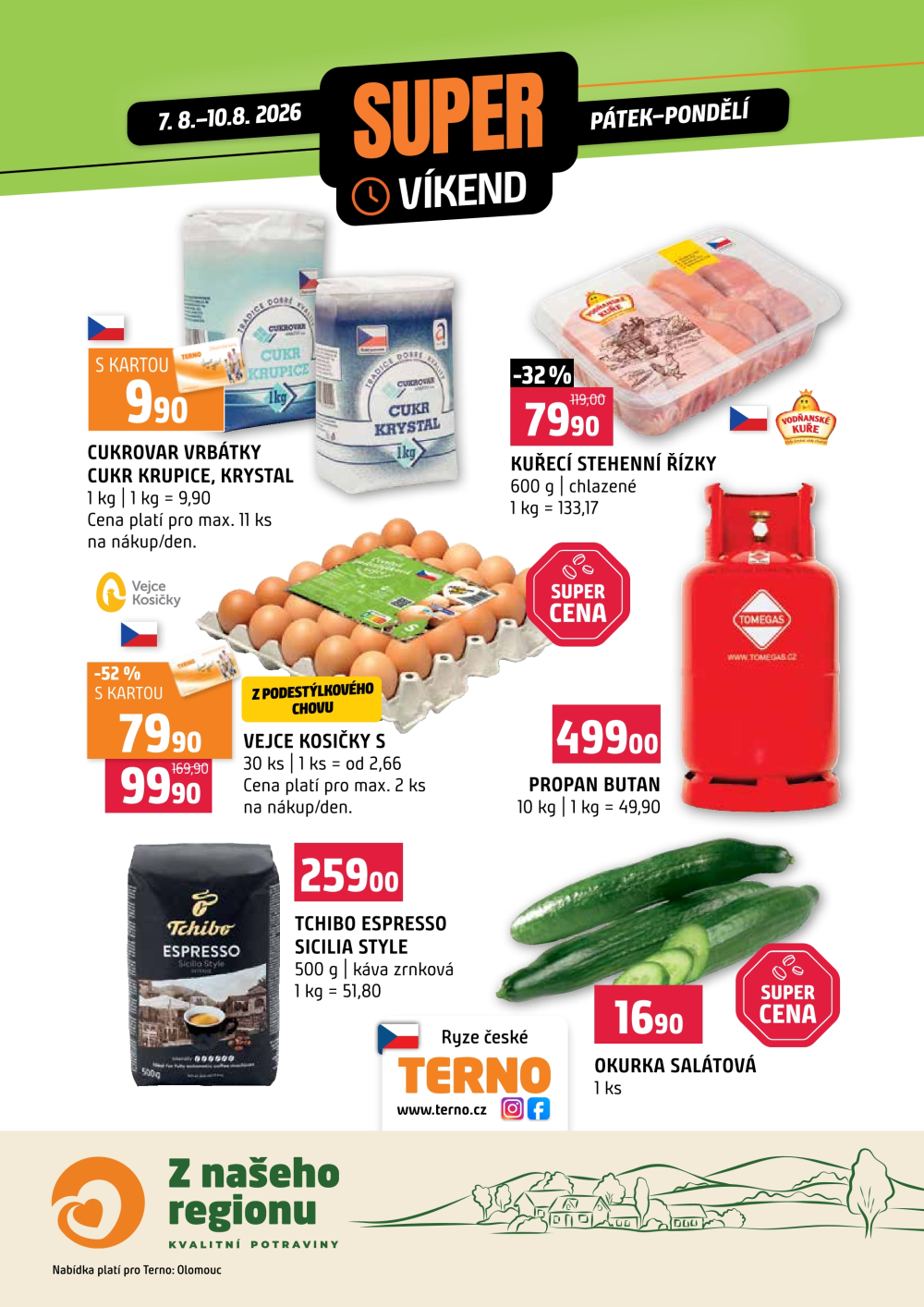 Leták Terno leták - Víkendovka Olomouc - strana 1