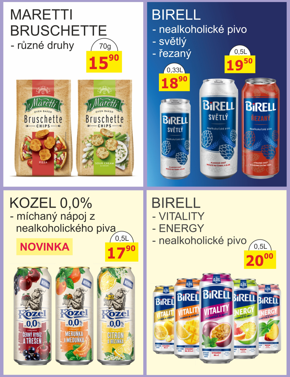 Leták BENE NÁPOJE leták - strana 22