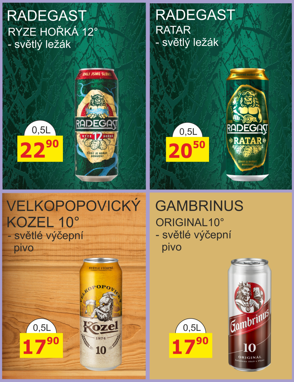 Leták BENE NÁPOJE leták - strana 25