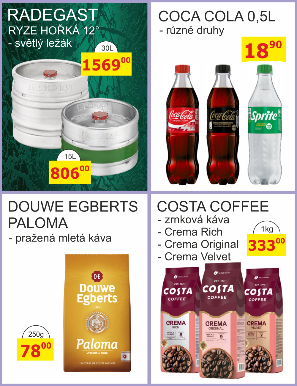 Leták BENE NÁPOJE leták - strana 3