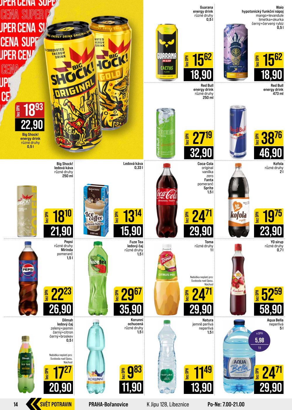 Leták JIP leták CC Cash & Carry - České Budějovice, Most, Náchod, Svoboda nad Úpou, Sušice - strana 14