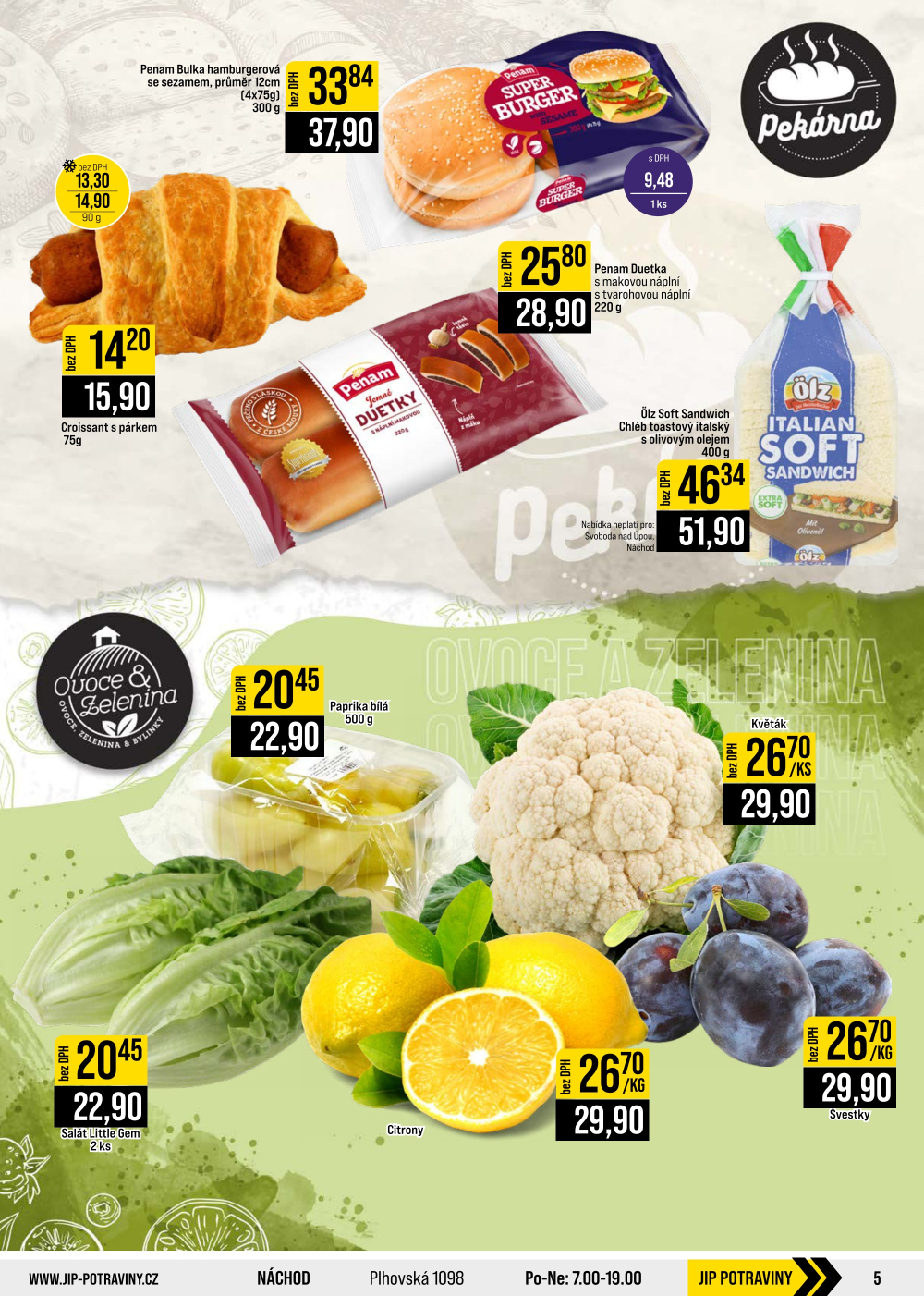 Leták JIP leták CC Cash & Carry - České Budějovice, Most, Náchod, Svoboda nad Úpou, Sušice - strana 5